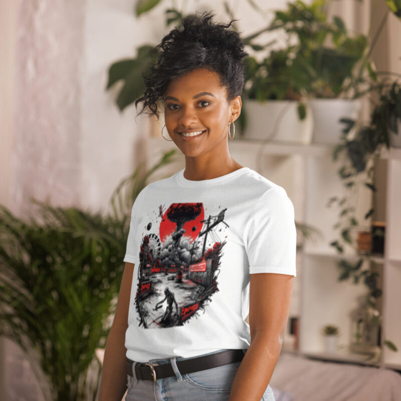 T-shirt Unisexe à Manches Courtes – Image 4