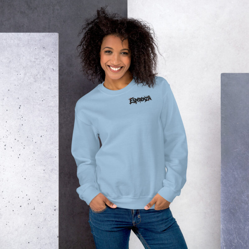 Détail des finitions – sweat responsable Esperenza