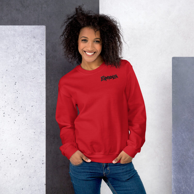 Détail des finitions – sweat responsable Esperenza