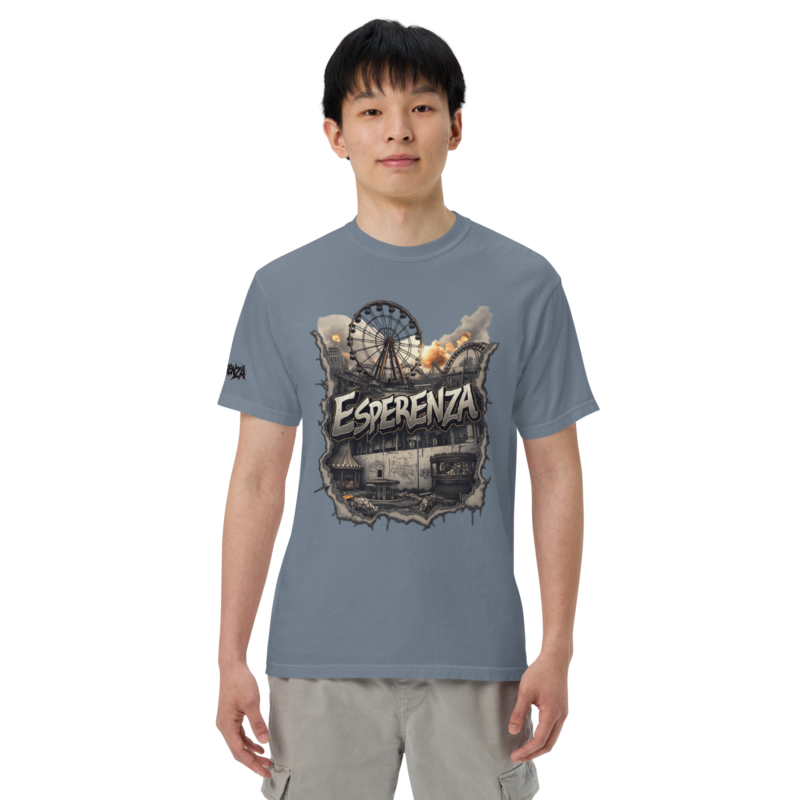 T-shirt teinté lourd unisexe – Image 25