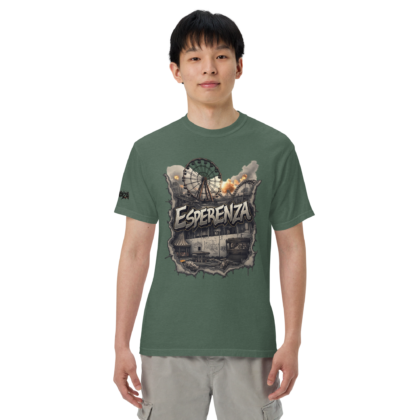 T-shirt teinté lourd unisexe