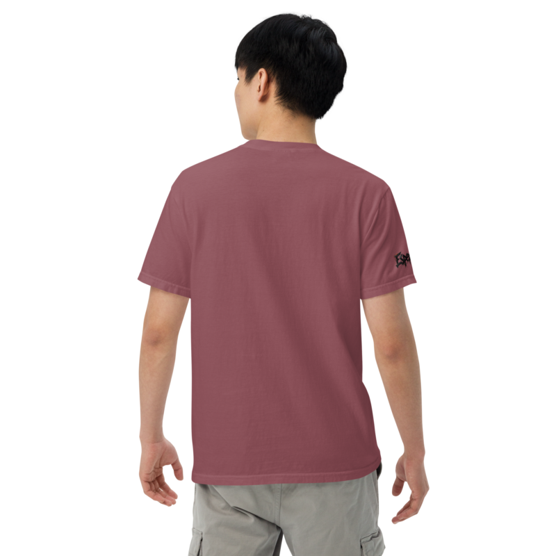 T-shirt teinté lourd unisexe – Image 3