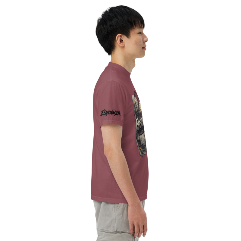 T-shirt teinté lourd unisexe – Image 4