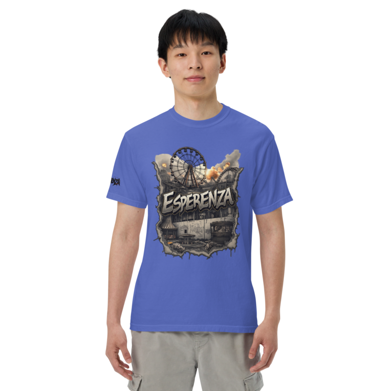 T-shirt teinté lourd unisexe – Image 13