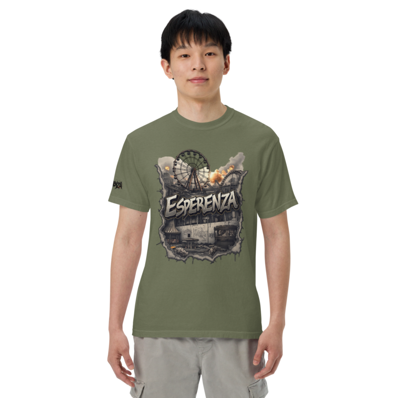 T-shirt teinté lourd unisexe – Image 16