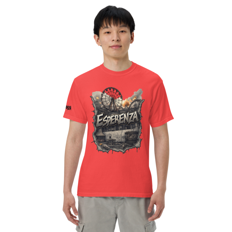T-shirt teinté lourd unisexe – Image 19