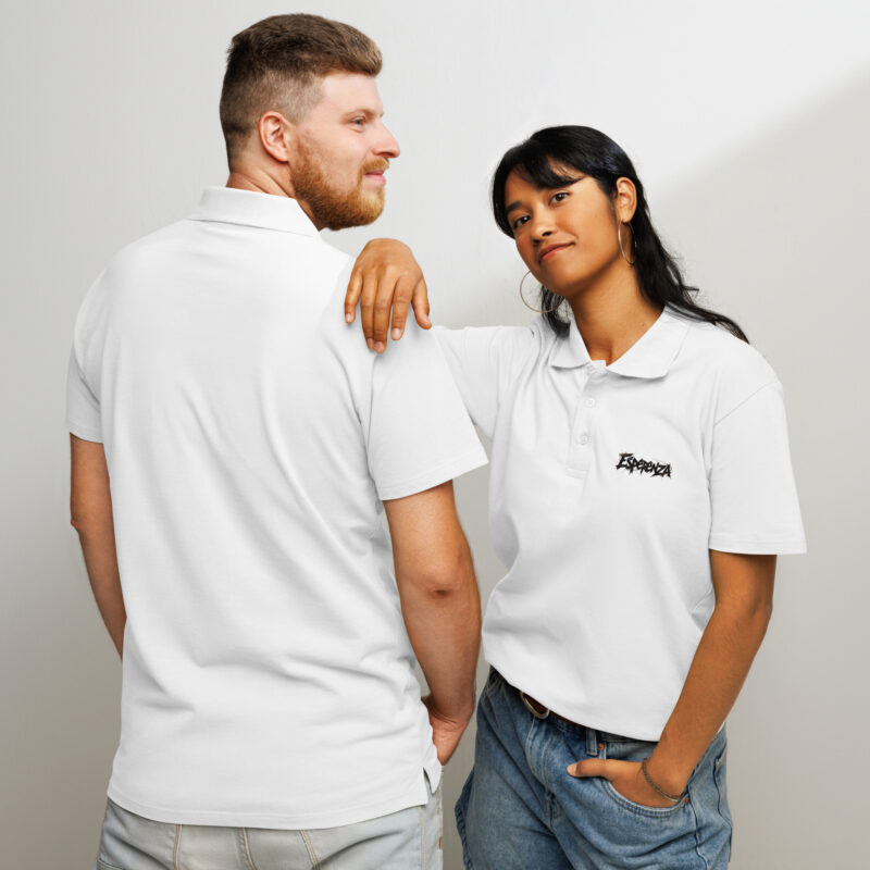 Polo avec patte de boutons et ourlet fendu – Esperenza