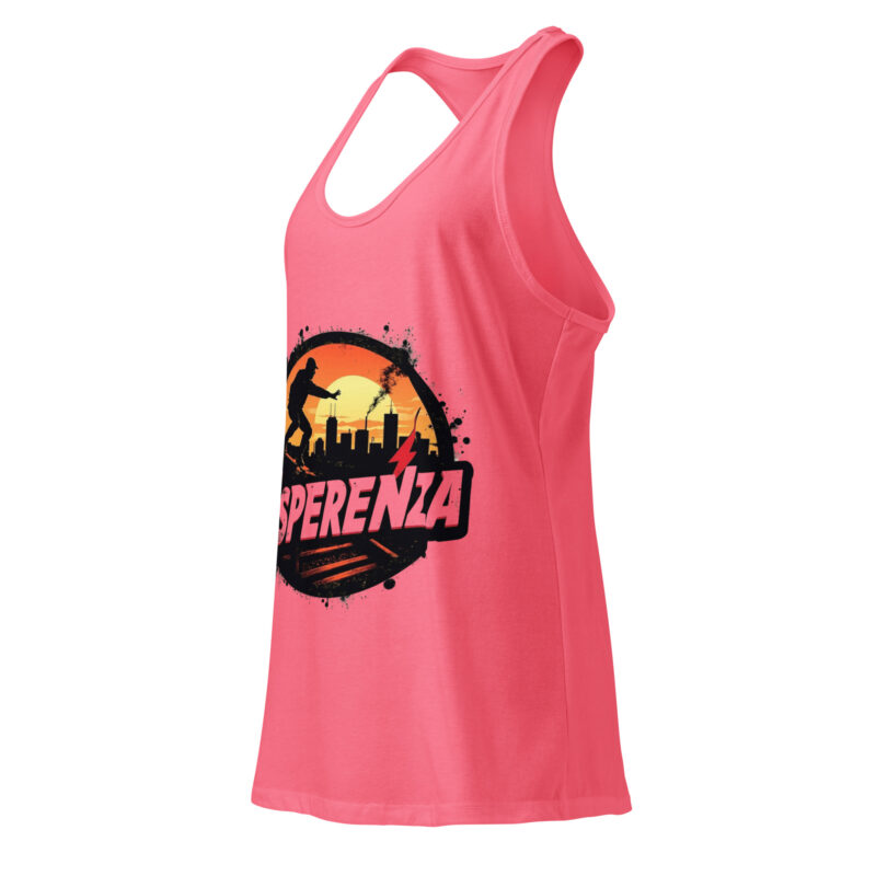 Débardeur femme dos nageur ajusté – Esperenza mode éthique Débardeur léger pour femme – coton respirant Esperenza Tenue de sport femme élégante – Esperenza