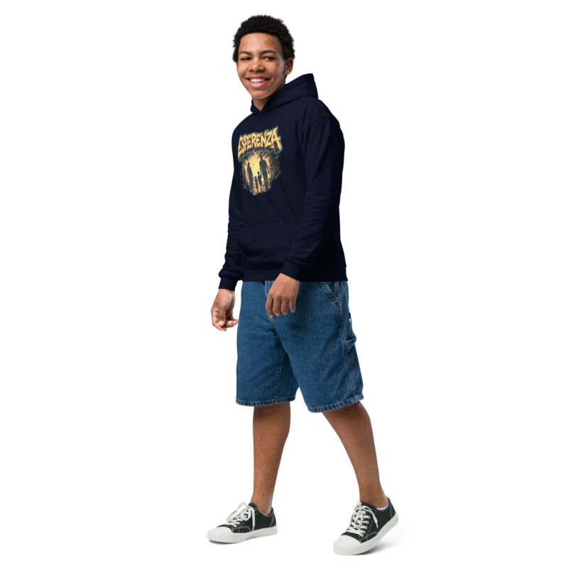 Youth heavy blend hoodie – Image 5